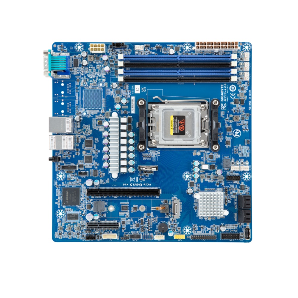 Am5 Micro Atx Pcie 5.0 Motherboard - Motherboard Gigabite Baru MC13-LE0 Mendukung Prosesor