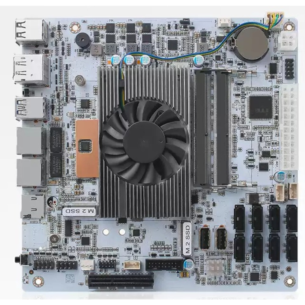 Mini Itx Dual 2.5G Nas Motherboard - Motherboard Mini‑ITX Putih M11 NAS I5‑8265U
