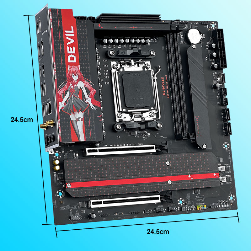 JGINYUE B650M NIGHT DEVIL Moth - X870E Atx Motherboard ulasan dan harga