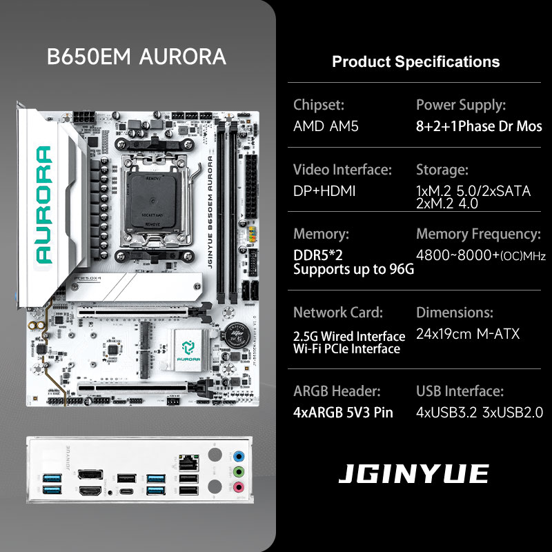 Motherboard Gaming B650 MATX A - Am5 Micro Atx Pcie 5.0 Motherboard ulasan dan harga