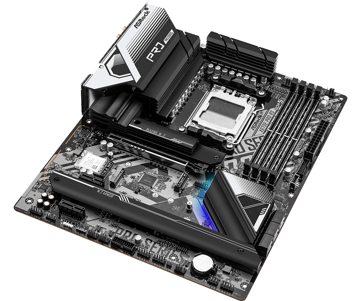 Motherboard ASROCK X670E Pro R - X870E Atx Motherboard ulasan dan harga