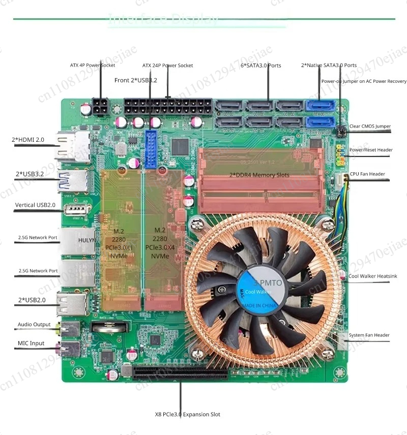 Motherboard SZBOX NAS - AMD Ry - Mini Itx Dual 2.5G Nas Motherboard ulasan dan harga